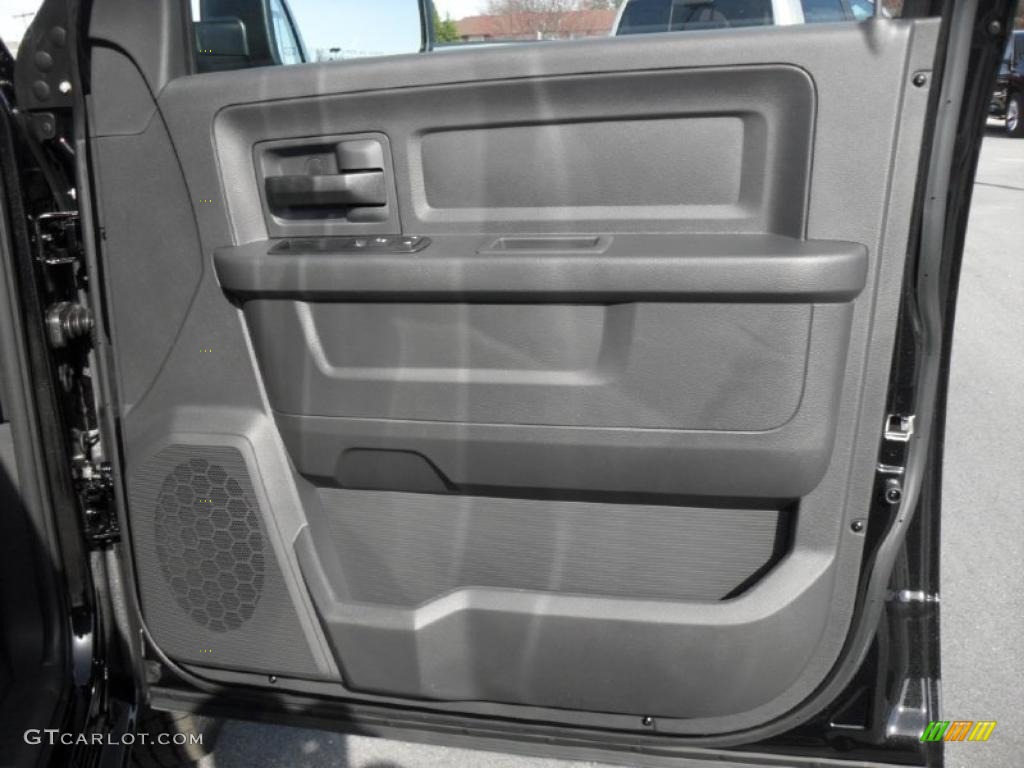 2011 Ram 1500 ST Quad Cab - Brilliant Black Crystal Pearl / Dark Slate Gray/Medium Graystone photo #20