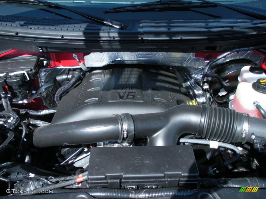2011 Ford F150 XLT SuperCrew 3.5 Liter GTDI EcoBoost Twin-Turbocharged DOHC 24-Valve VVT V6 Engine Photo #46415223