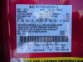  2011 F150 XLT SuperCrew Red Candy Metallic Color Code U6