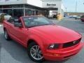 2005 Torch Red Ford Mustang V6 Premium Convertible  photo #12