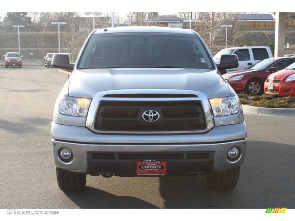 2010 Tundra TRD Double Cab 4x4 - Silver Sky Metallic / Graphite Gray photo #6