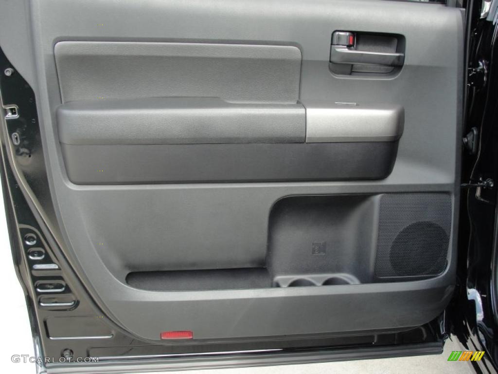 2011 Toyota Tundra CrewMax Black Door Panel Photo #46417521