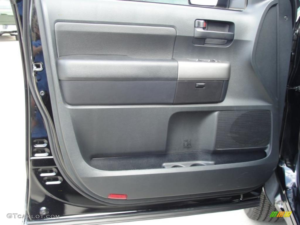 2011 Toyota Tundra CrewMax Black Door Panel Photo #46417548