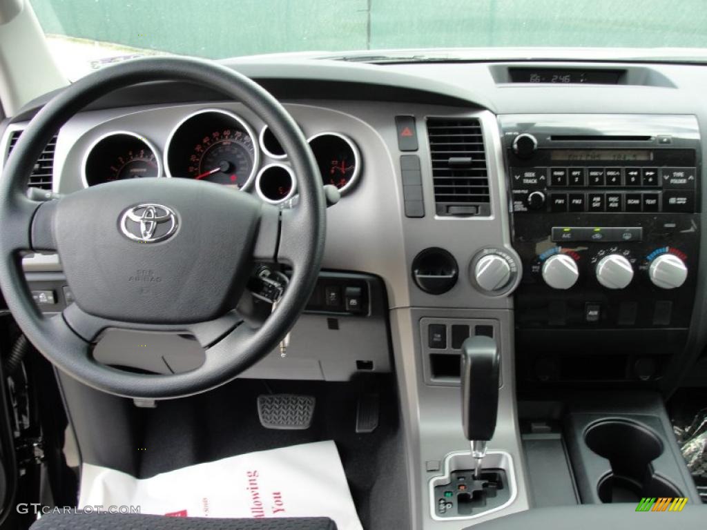 2011 Toyota Tundra CrewMax Black Dashboard Photo #46417632