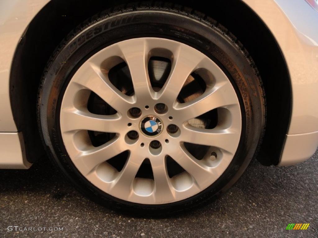 2008 3 Series 335i Sedan - Titanium Silver Metallic / Black photo #8