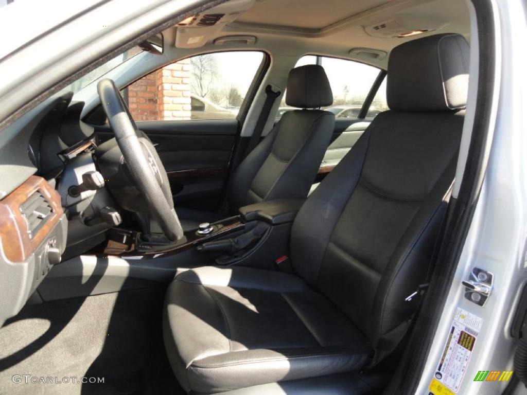 2008 3 Series 335i Sedan - Titanium Silver Metallic / Black photo #10