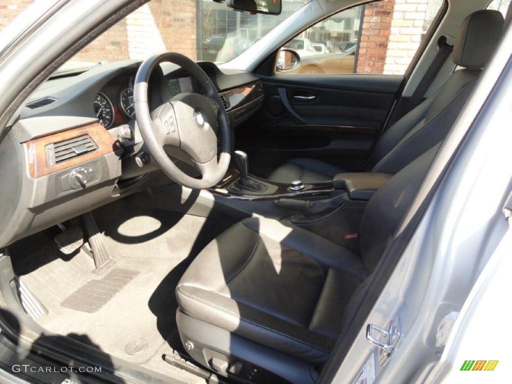 2008 3 Series 335i Sedan - Titanium Silver Metallic / Black photo #11