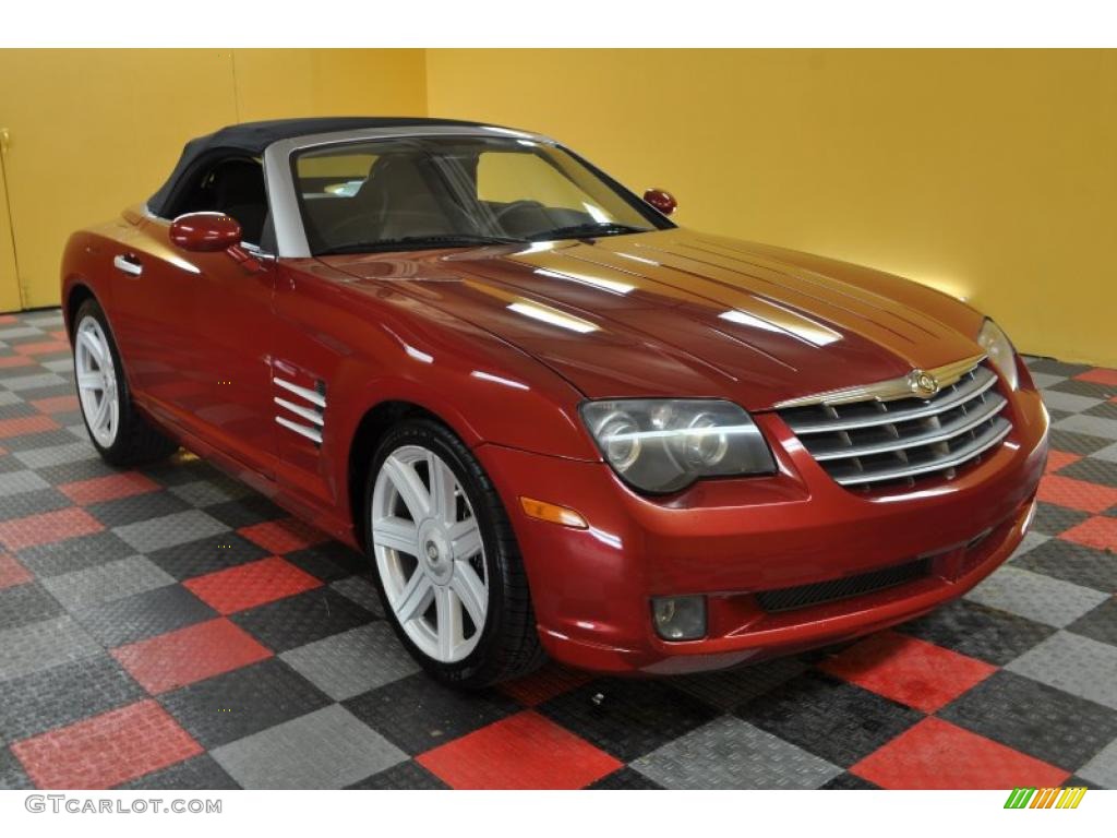 2005 Crossfire Limited Roadster - Blaze Red Crystal Pearlcoat / Dark Slate Grey/Medium Slate Grey photo #1