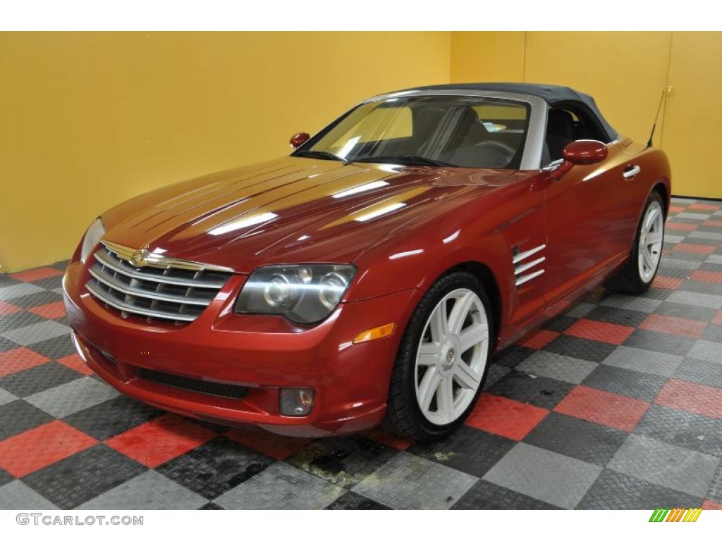 Blaze Red Crystal Pearlcoat 2005 Chrysler Crossfire Limited Roadster Exterior Photo #46417980