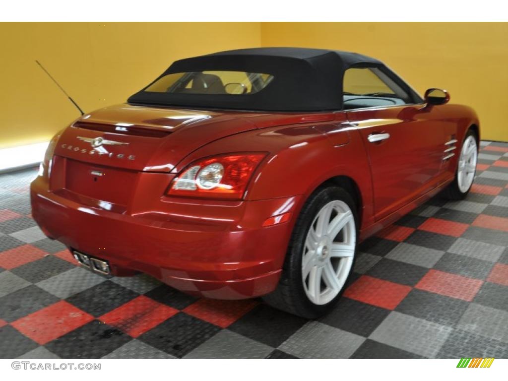 Blaze Red Crystal Pearlcoat 2005 Chrysler Crossfire Limited Roadster Exterior Photo #46418001