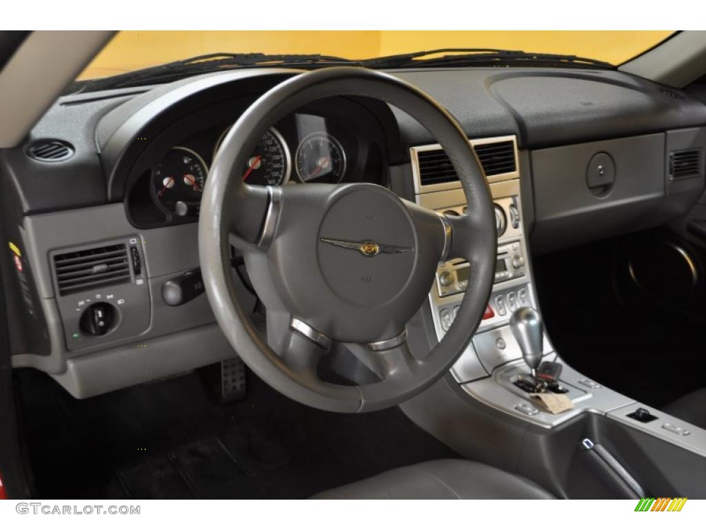 Dark Slate Grey/Medium Slate Grey Interior 2005 Chrysler Crossfire Limited Roadster Photo #46418010