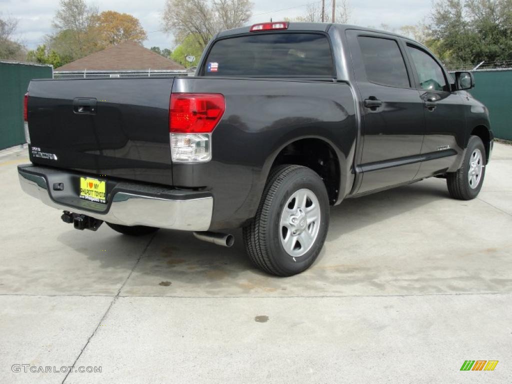 2011 Tundra CrewMax - Magnetic Gray Metallic / Graphite Gray photo #3