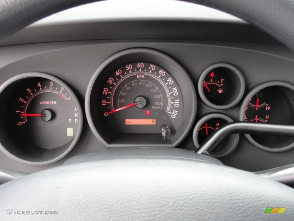 2011 Toyota Tundra Double Cab Gauges Photo #46419195
