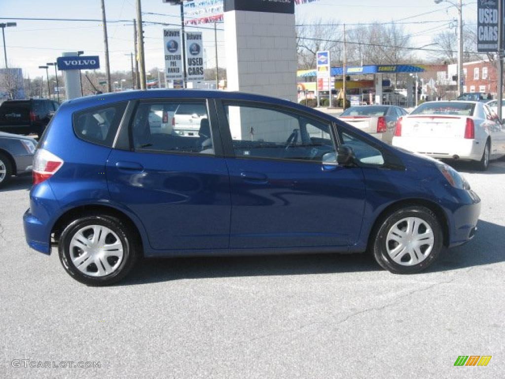Blue Sensation Pearl 2009 Honda Fit Standard Fit Model Exterior Photo #46420110