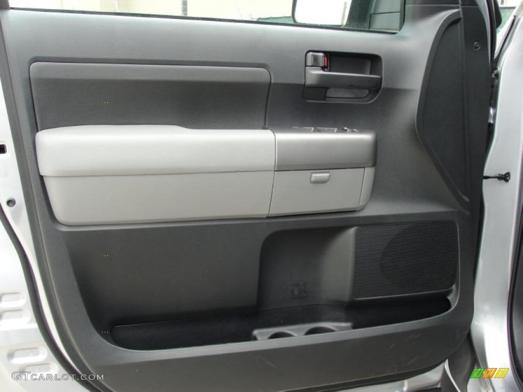 2011 Toyota Tundra SR5 CrewMax Graphite Gray Door Panel Photo #46420113
