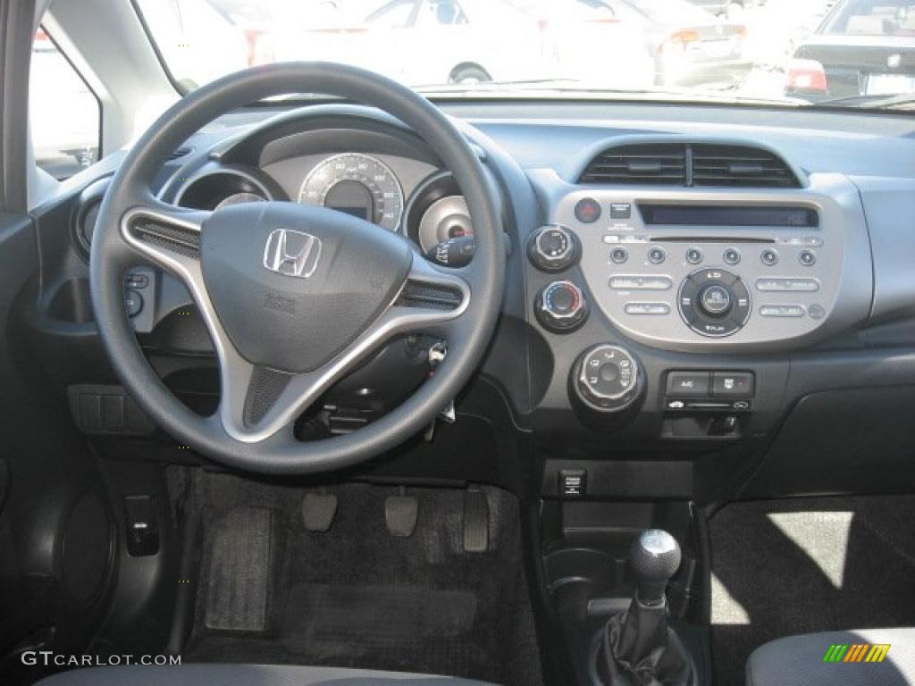 2009 Honda Fit Standard Fit Model Gray Dashboard Photo #46420203