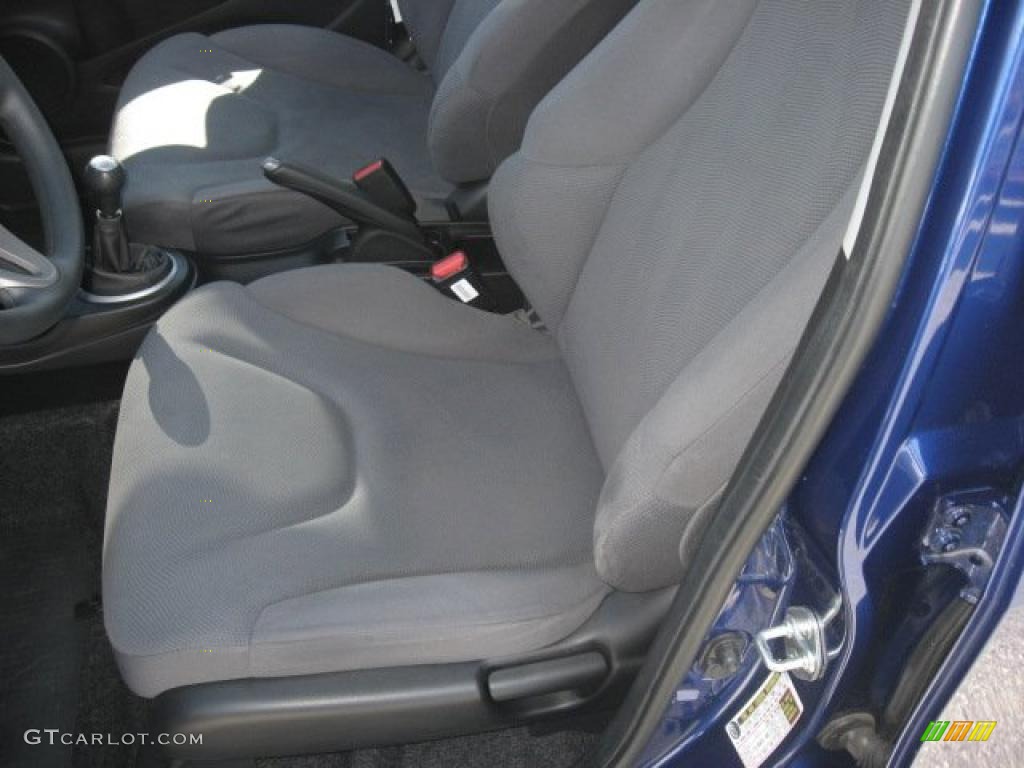Gray Interior 2009 Honda Fit Standard Fit Model Photo #46420218