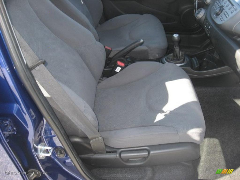 Gray Interior 2009 Honda Fit Standard Fit Model Photo #46420320