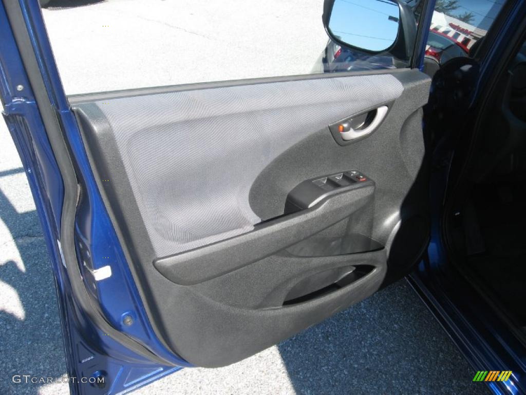 2009 Honda Fit Standard Fit Model Gray Door Panel Photo #46420377