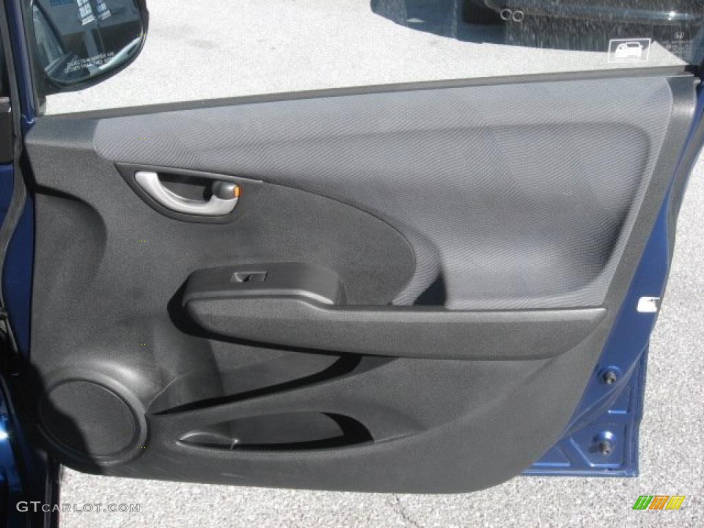 2009 Honda Fit Standard Fit Model Gray Door Panel Photo #46420389