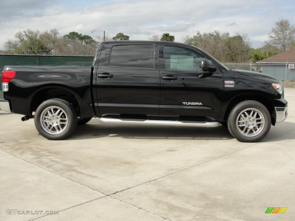 Black 2011 Toyota Tundra Texas Edition CrewMax Exterior Photo #46420395