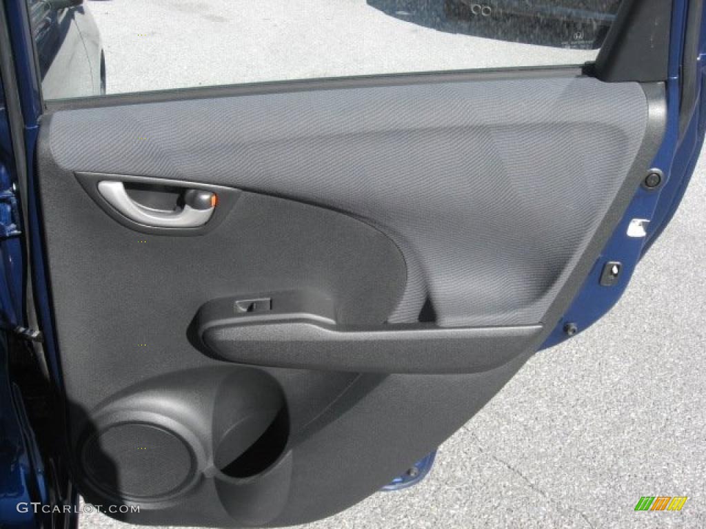 2009 Honda Fit Standard Fit Model Gray Door Panel Photo #46420419