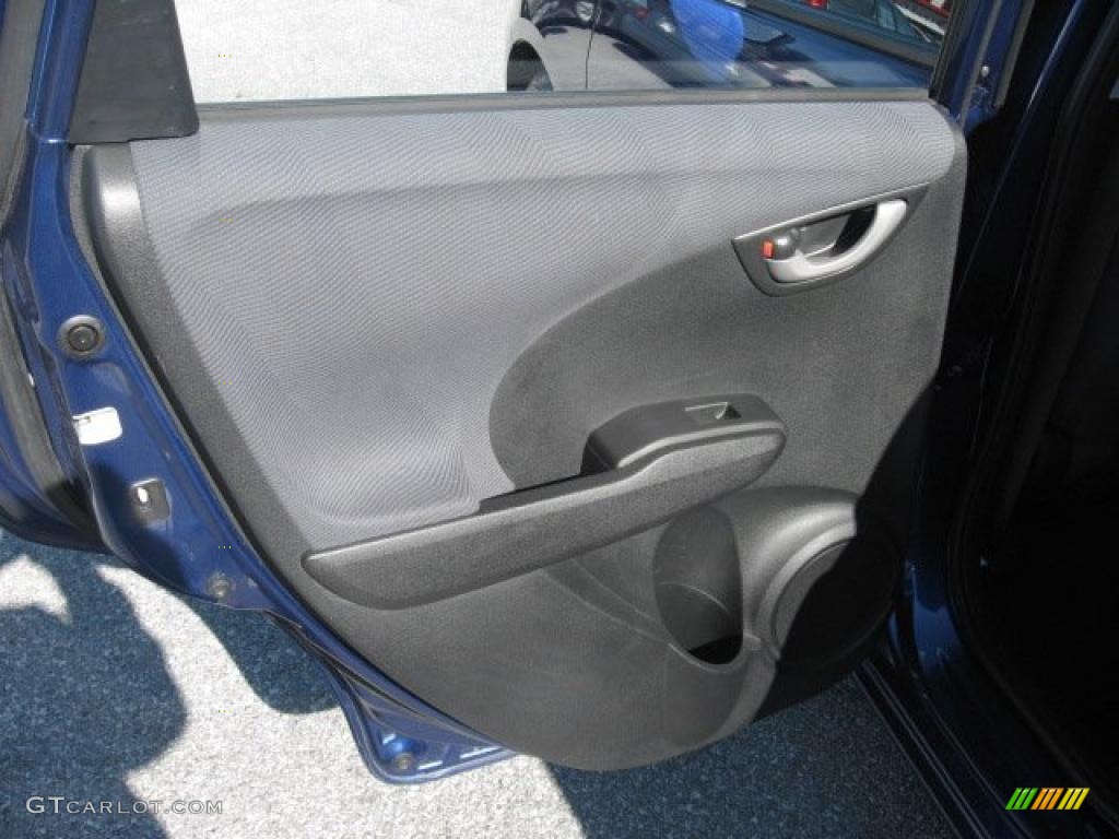 2009 Honda Fit Standard Fit Model Gray Door Panel Photo #46420443