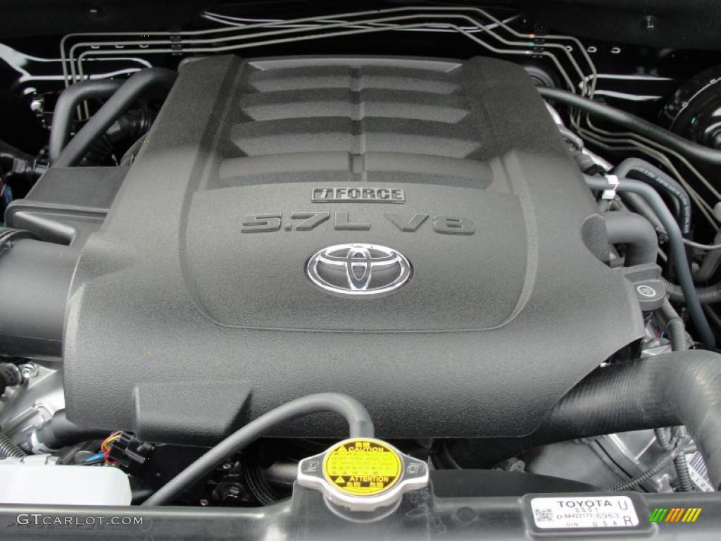 2011 Toyota Tundra Texas Edition CrewMax 5.7 Liter i-Force DOHC 32-Valve Dual VVT-i V8 Engine Photo #46420635