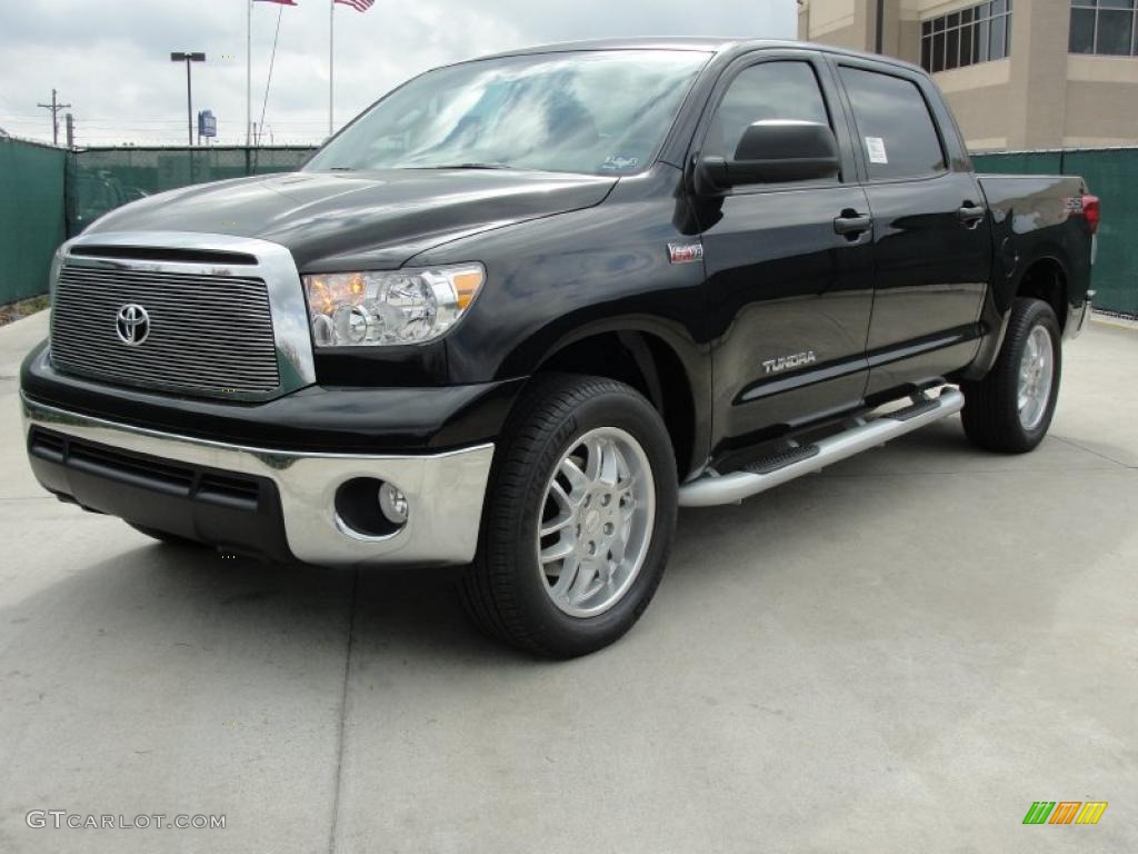 2011 Tundra TSS CrewMax - Black / Black photo #7