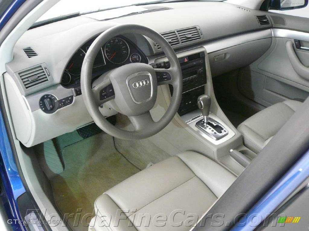 2006 A4 2.0T Sedan - Ocean Blue Pearl Effect / Platinum photo #12