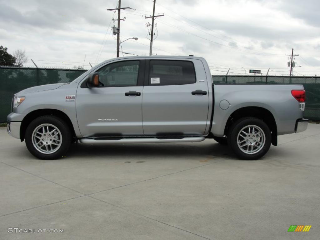 2011 Tundra Texas Edition CrewMax - Silver Sky Metallic / Graphite Gray photo #6