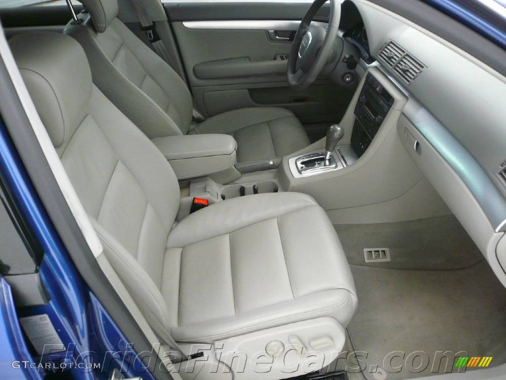 2006 A4 2.0T Sedan - Ocean Blue Pearl Effect / Platinum photo #13