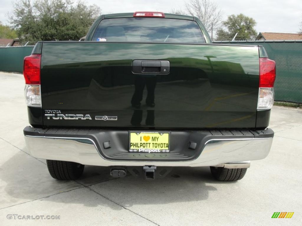 2011 Tundra Texas Edition Double Cab - Spruce Green Mica / Graphite Gray photo #4