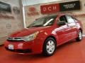 2008 Vermillion Red Ford Focus S Sedan  photo #1