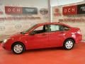 2008 Vermillion Red Ford Focus S Sedan  photo #4