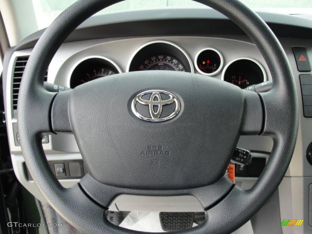 2011 Tundra Texas Edition Double Cab - Spruce Green Mica / Graphite Gray photo #32