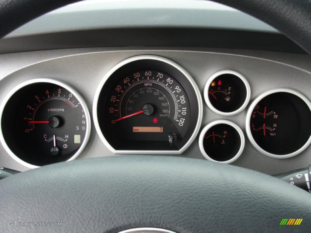 2011 Toyota Tundra Texas Edition Double Cab Gauges Photo #46422405