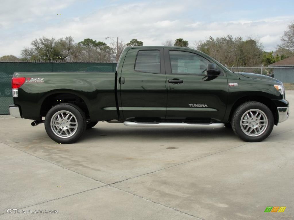 2011 Tundra TSS Double Cab - Spruce Green Mica / Graphite Gray photo #2