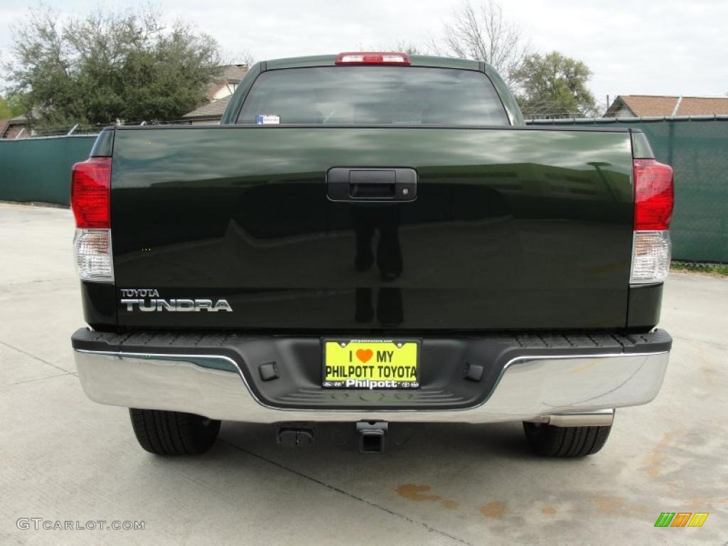 2011 Tundra TSS Double Cab - Spruce Green Mica / Graphite Gray photo #4