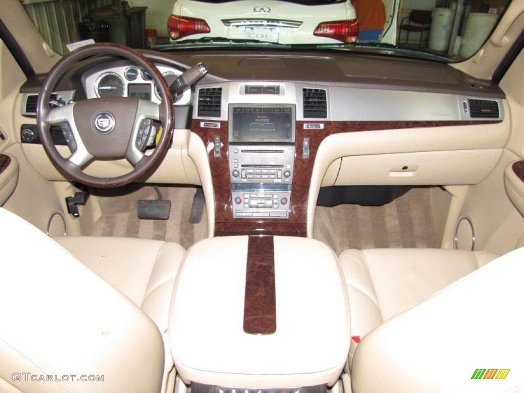 2009 Cadillac Escalade ESV Cocoa/Cashmere Dashboard Photo #46422543