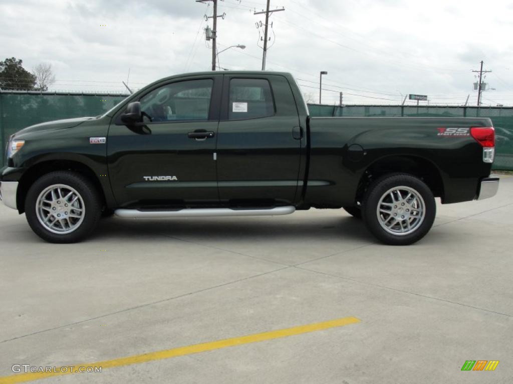 2011 Tundra TSS Double Cab - Spruce Green Mica / Graphite Gray photo #6