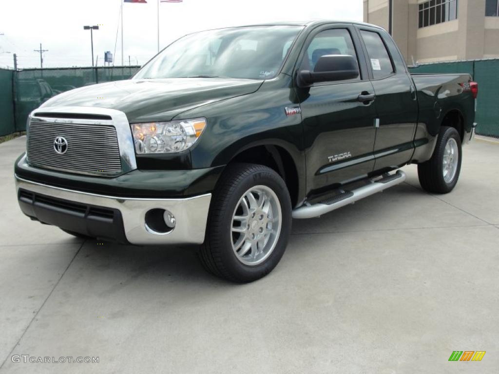 2011 Tundra TSS Double Cab - Spruce Green Mica / Graphite Gray photo #7