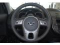 2011 Kia Soul Black Leather Interior Steering Wheel Photo