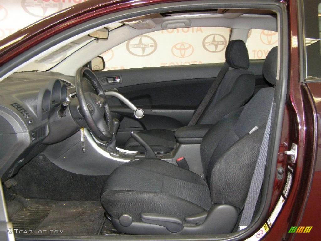 Dark Charcoal Gray Interior 2008 Scion tC Standard tC Model Photo #46422852
