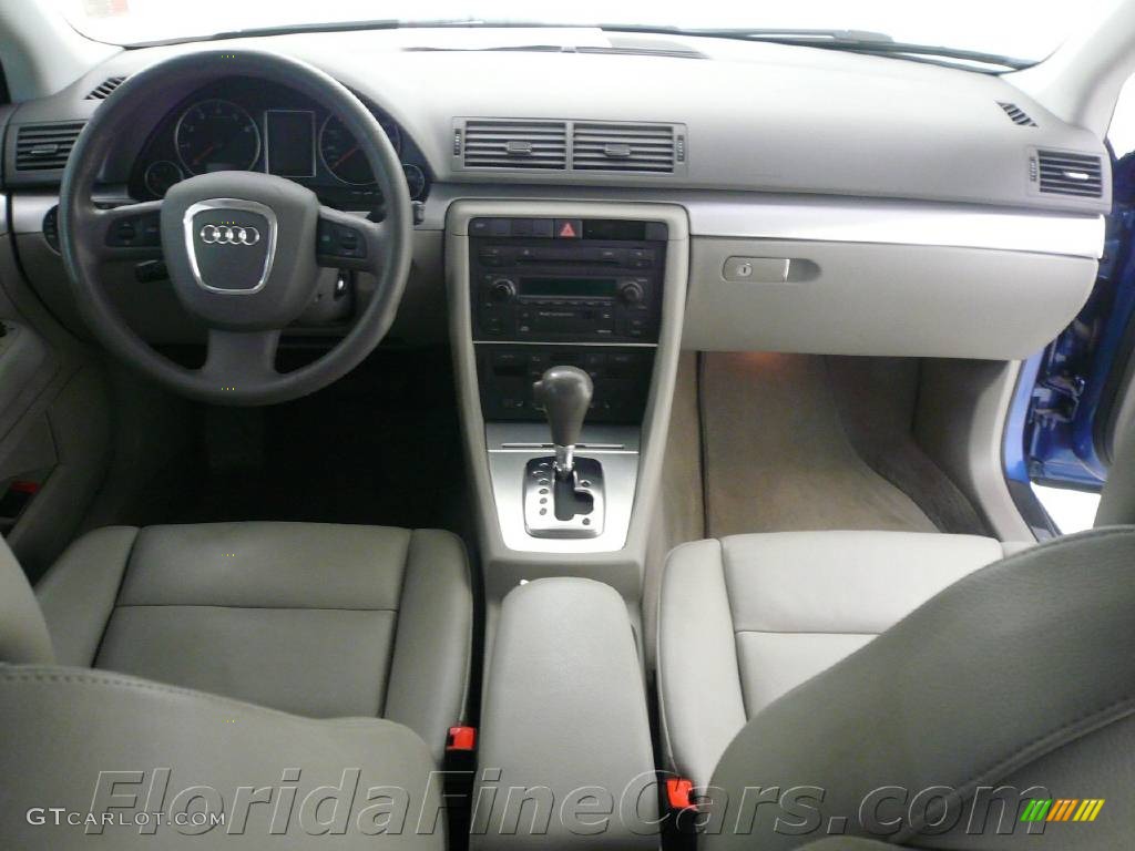 2006 A4 2.0T Sedan - Ocean Blue Pearl Effect / Platinum photo #16