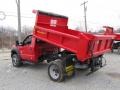 Vermillion Red 2011 Ford F550 Super Duty XL Regular Cab 4x4 Dump Truck Exterior