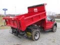 Vermillion Red 2011 Ford F550 Super Duty XL Regular Cab 4x4 Dump Truck Exterior