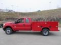 Vermillion Red - F350 Super Duty XL SuperCab 4x4 Chassis Commercial Photo No. 9
