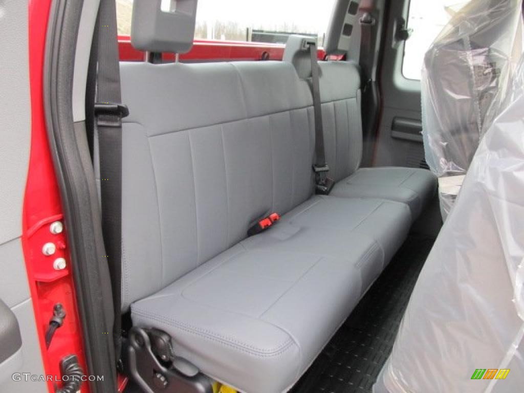 Steel Interior 2011 Ford F350 Super Duty XL SuperCab 4x4 Chassis Commercial Photo #46424928