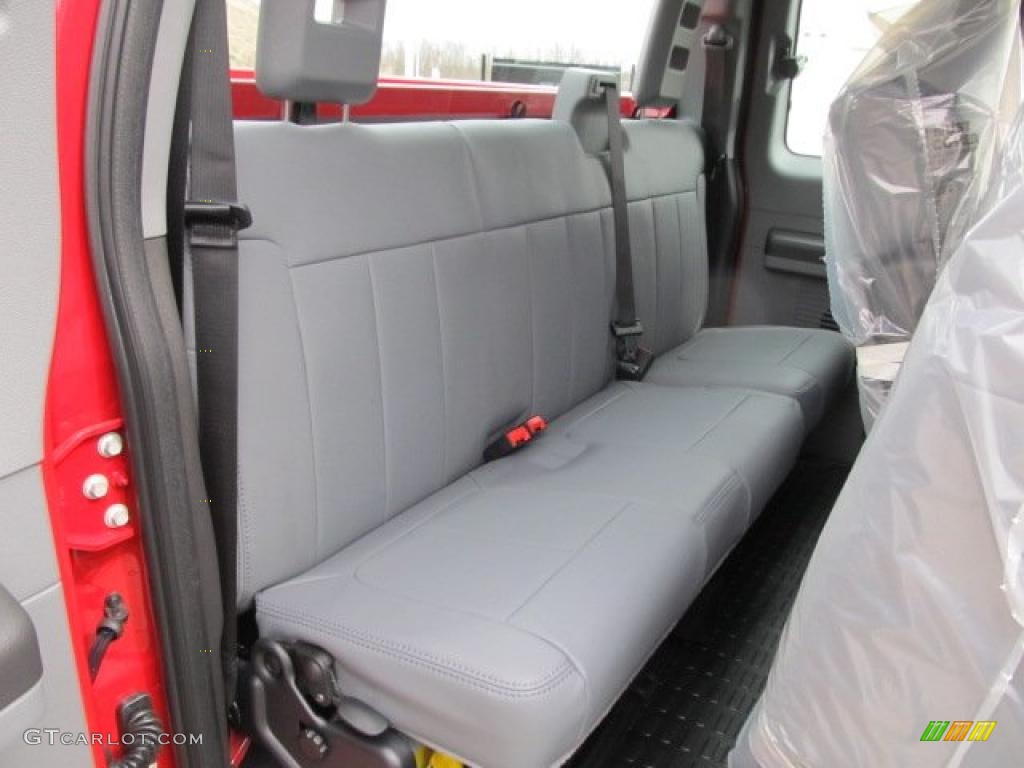 Steel Interior 2011 Ford F350 Super Duty XL SuperCab 4x4 Chassis Commercial Photo #46424928